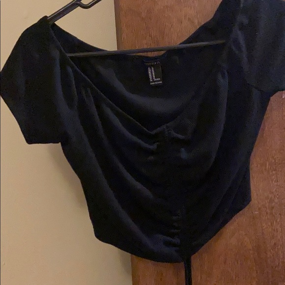 Forever 21 crop top black - Picture 2 of 11